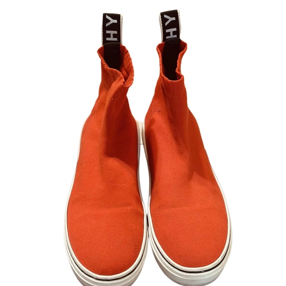 Givenchy Orange High-Top Sneakers